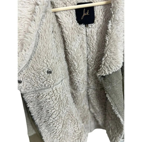 Jack By BB Dakota JC32904 Teddy Fuzzy Size Medium Tie Close Women’s - Picture 7 of 7